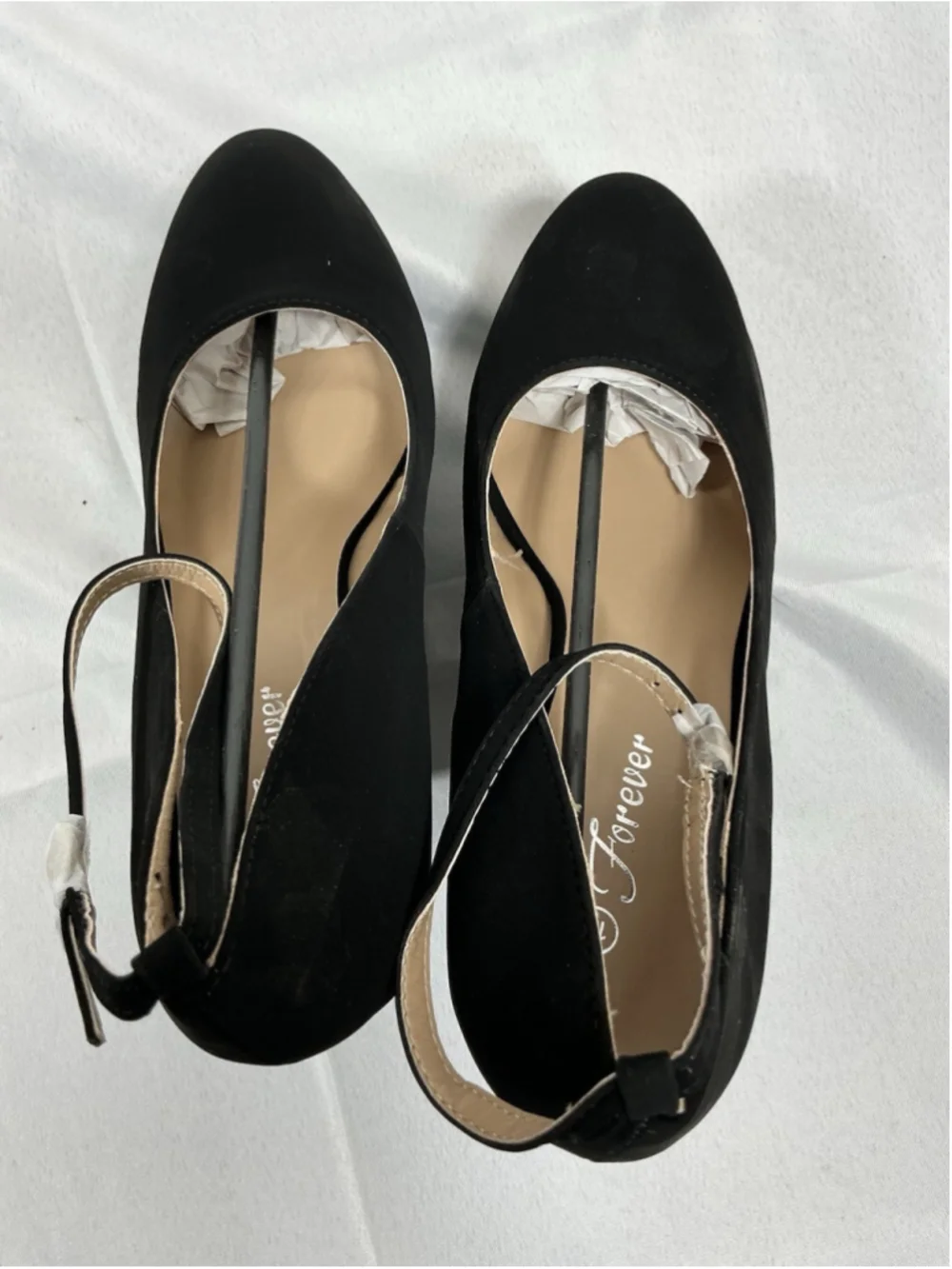 Womans New Forever Trendy-29 Platform Wedge Shoe Size 10 Black